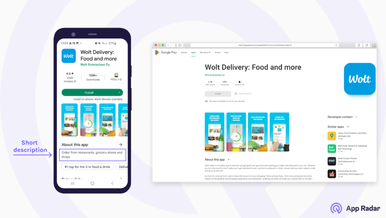 توضیح کوتاه (Short description) در گوگل پلی